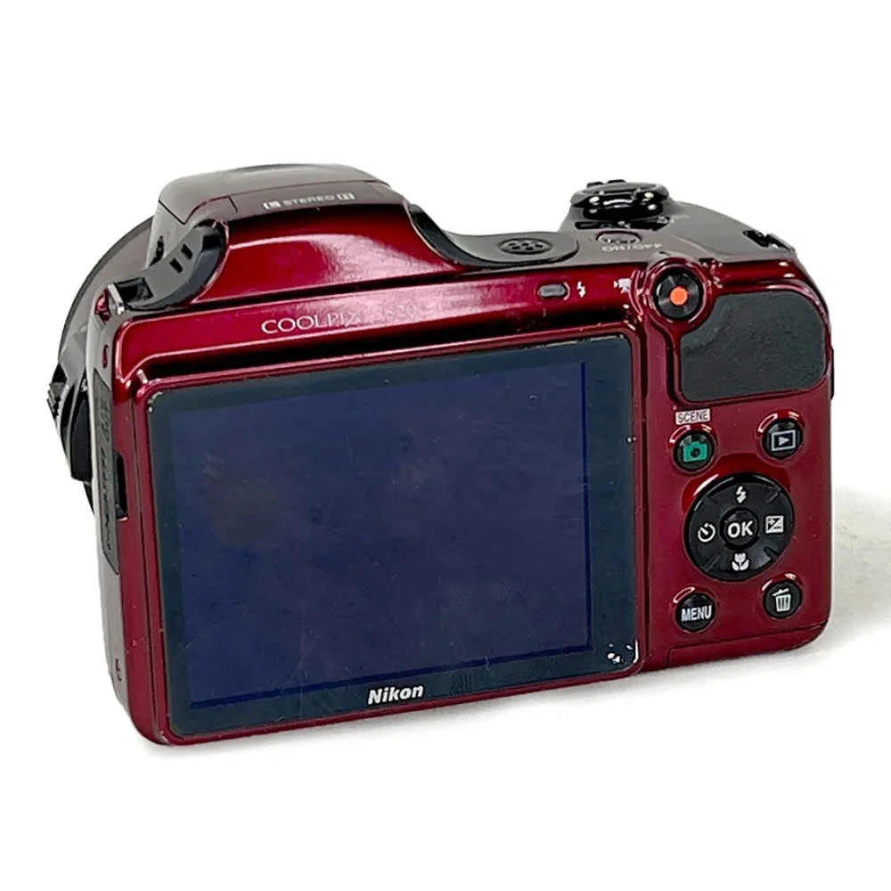 Red Nikon Coolpix L820 Digital Camera